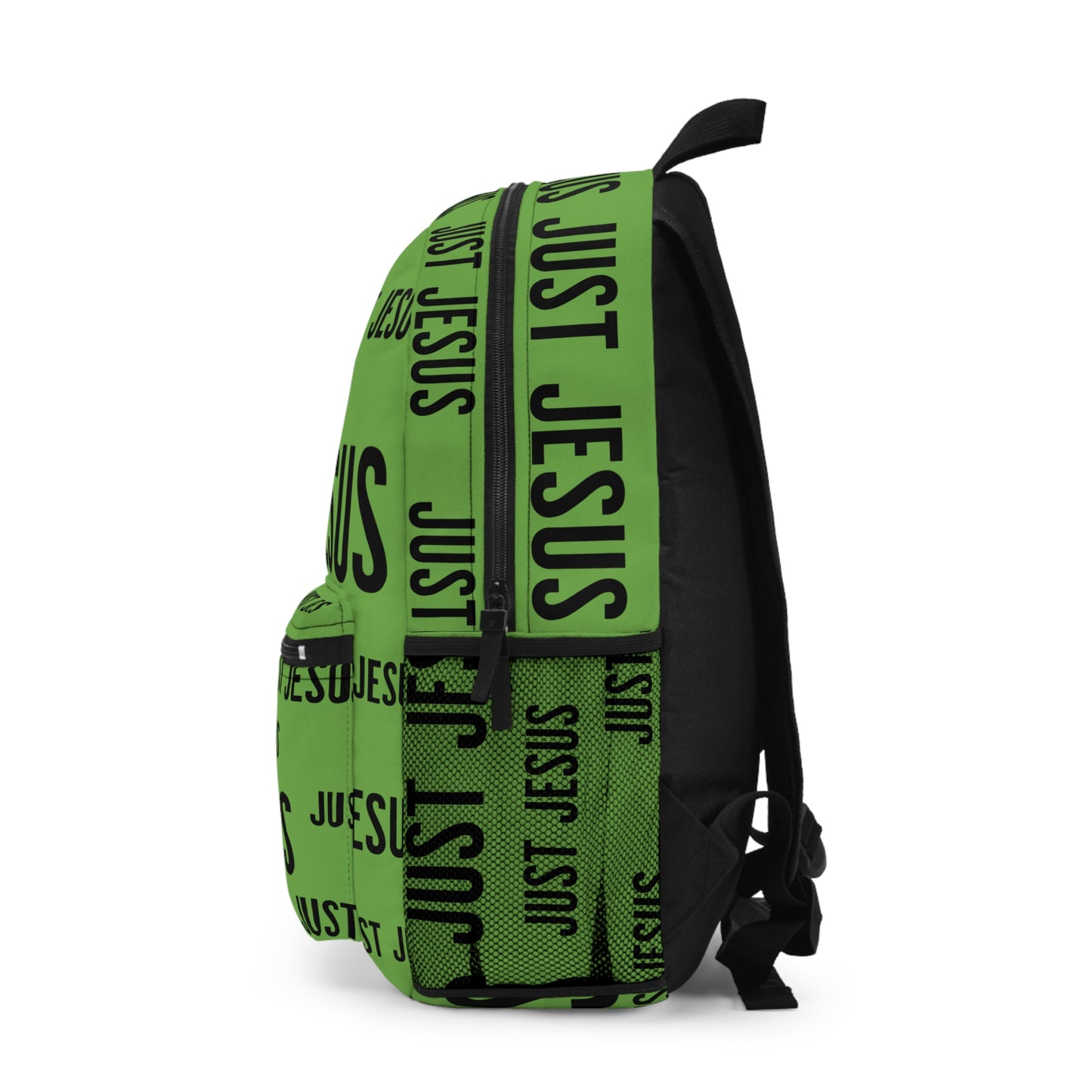Just Jesus Backpack (green), gift, sleepover, camping, day trips, school