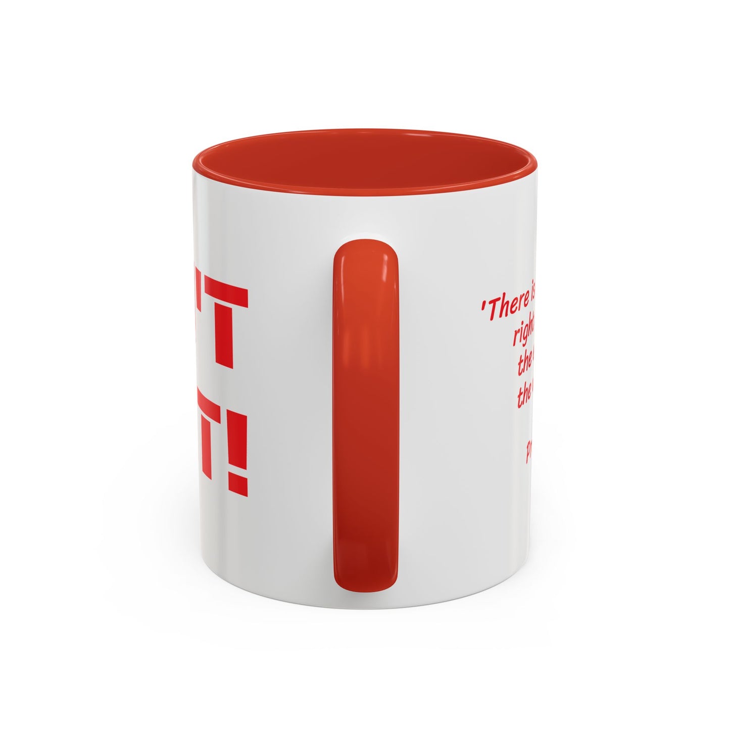 Don't Do It - Red Mug, Christian gift, Scripture - Proverbs 16:25, choose life