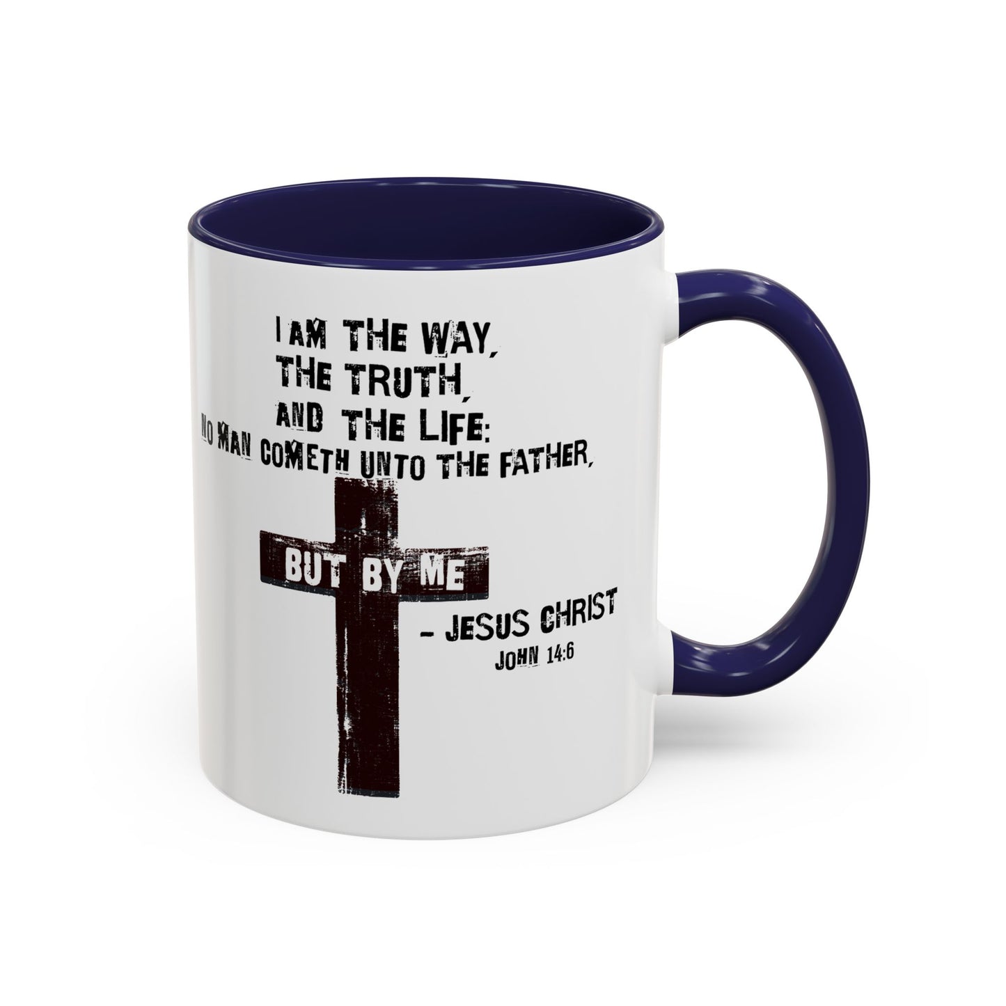 Jesus is The Way Accent Coffee Mug, 11oz, tea, hot chocolate