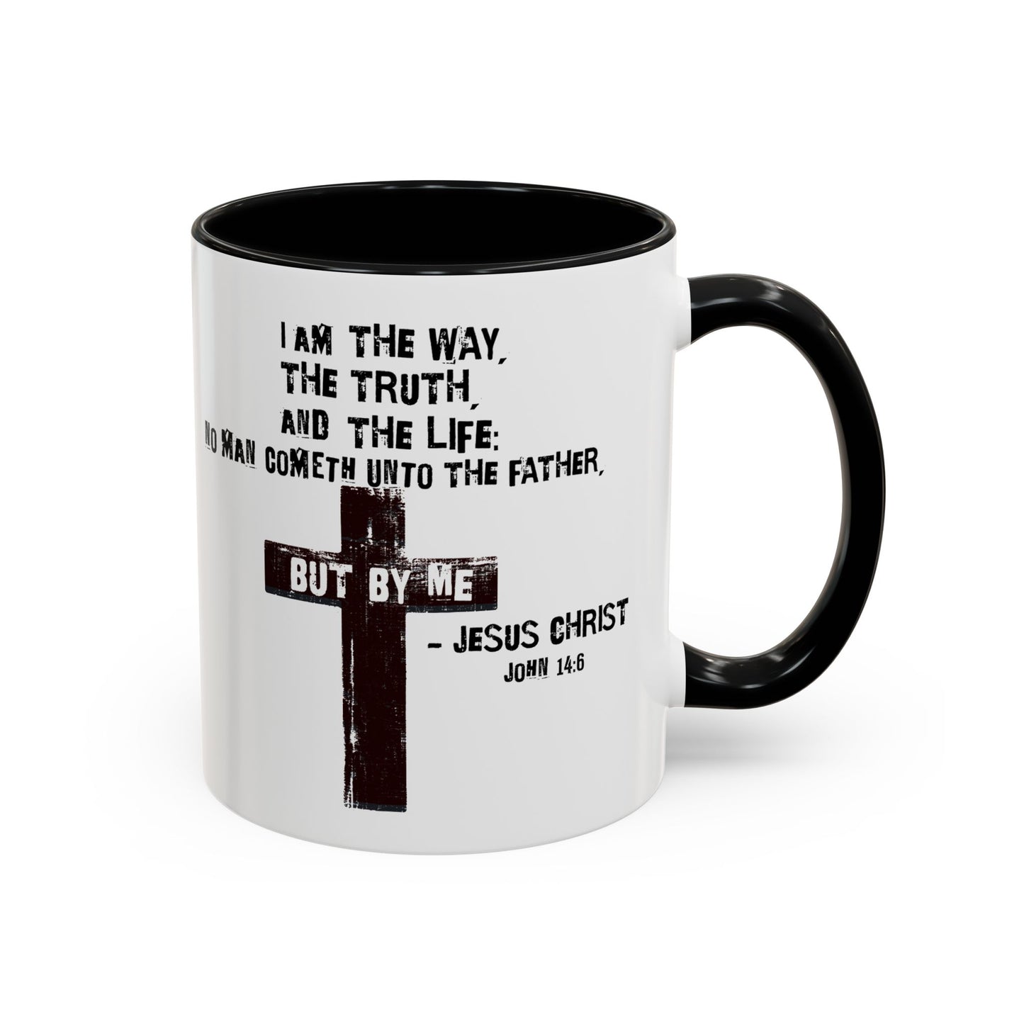 Jesus is The Way Accent Coffee Mug, 11oz, tea, hot chocolate