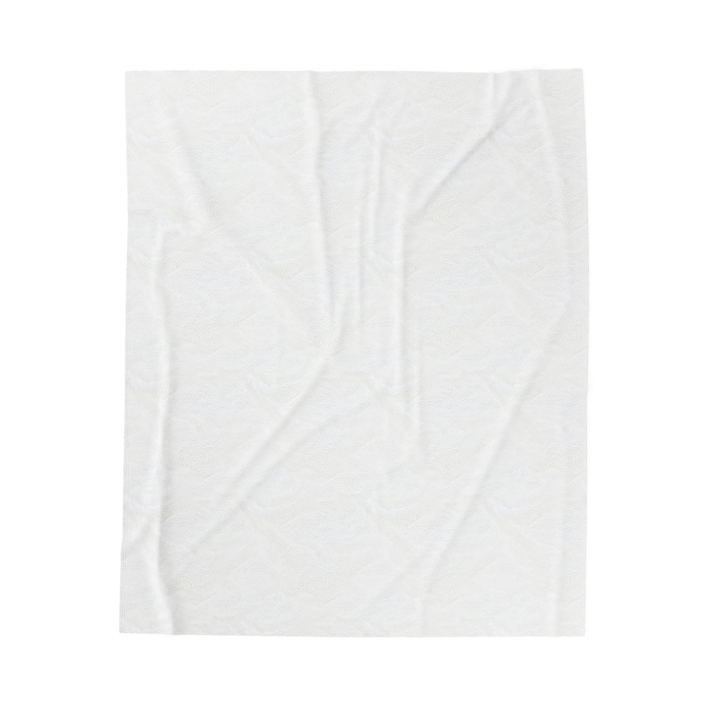 Polar Bear Velveteen Plush Blanket - Orange