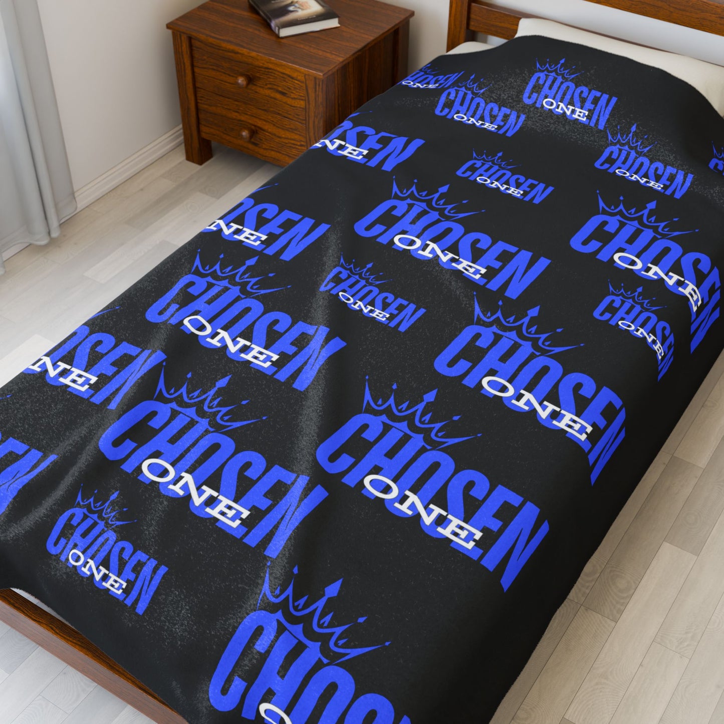 Chosen One - Crown - Velveteen Plush Blanket