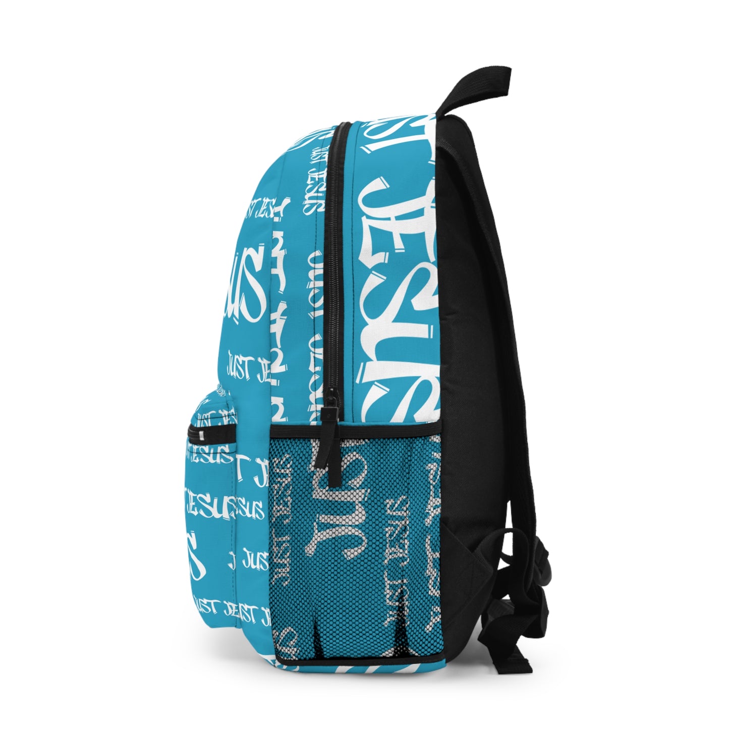 Just Jesus Backpack (turquoise), gift, sleepover, camping, day trips, school