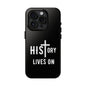 HIStory Lives On, Phone Cases - black & white
