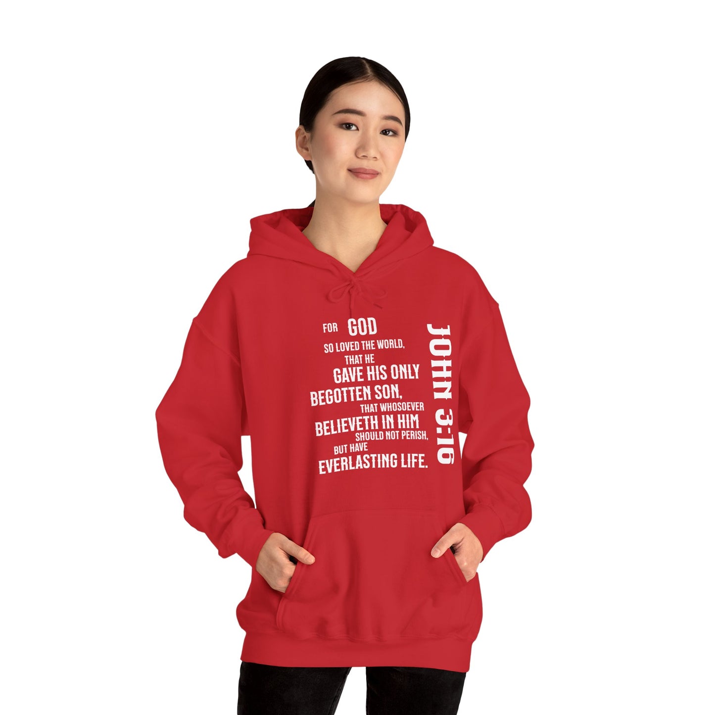 John 3:16 Unisex Heavy Blend™ Hooded Sweatshirt
