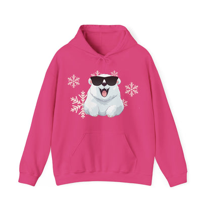 Polar Bear Unisex Heavy Blend™ Hooded Sweatshirt, fun, cool, Christmas