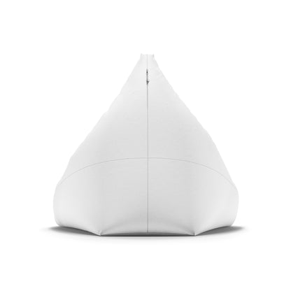 Chill w/ Polar Bear Bean Bag Chair Cover, White