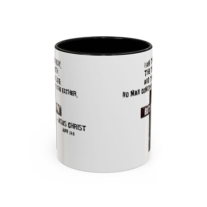 Jesus is The Way Accent Coffee Mug, 11oz, tea, hot chocolate