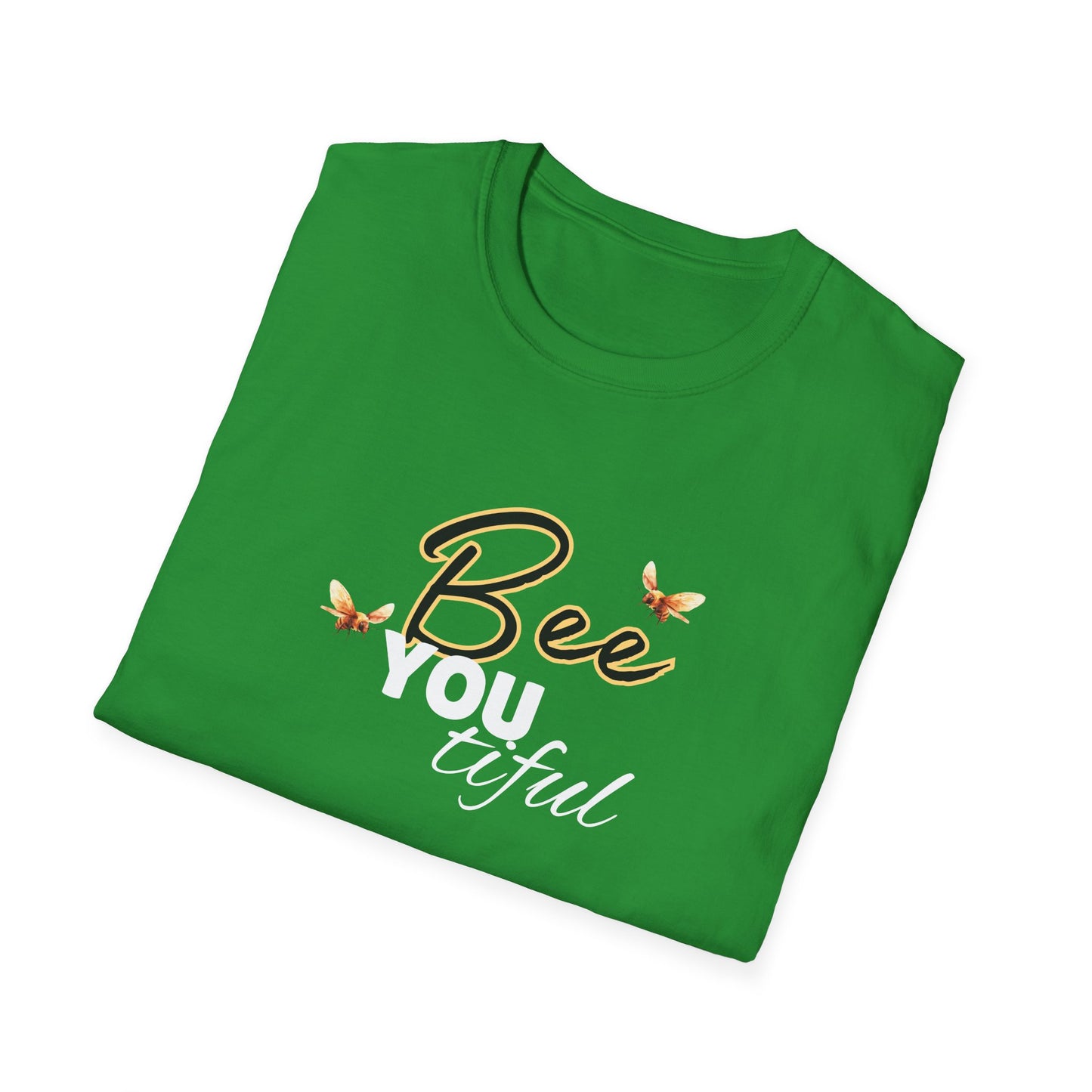BeeYOUtiful Unisex Softstyle T-Shirt - Nature Inspired Graphic Tee - w