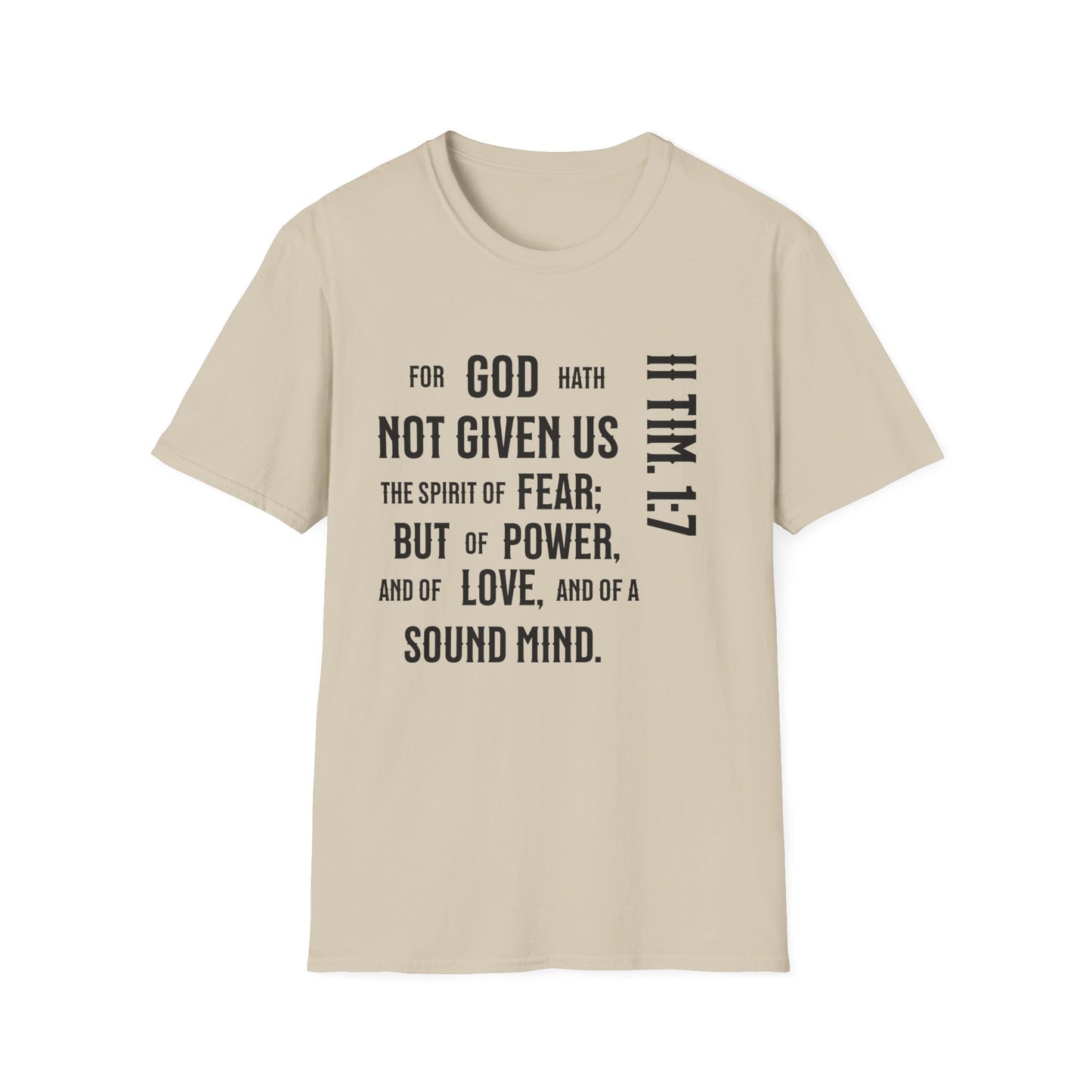 No Fear II Timothy 4:20, Unisex Softstyle T-Shirt