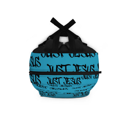 Just Jesus Backpack (turquoise), gift, sleepover, camping, day trips, school