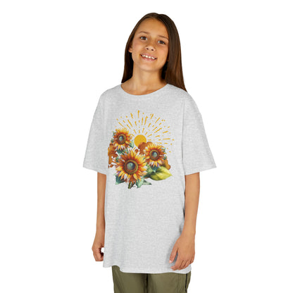 Sunflowers Kids Heavy Cotton™ Tee, spring, summer