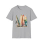 Surfing Vibes Unisex Softstyle T-Shirt - Beachy Graphic Tee