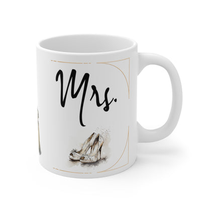 Vintage Mr. & Mrs. Mug 11oz, Wedding, Anniversary, housewarming gift