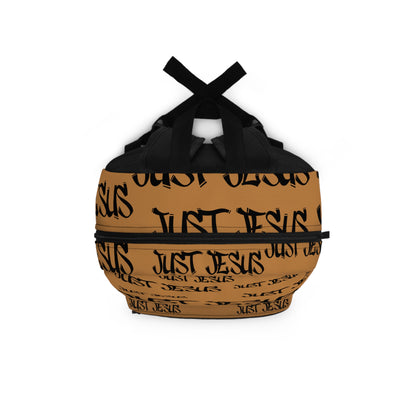 Just Jesus Backpack (light brown), gift, sleepover, camping, day trips, school