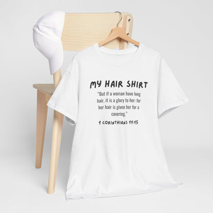 Inspirational Hair Growth Heavy Cotton Tee