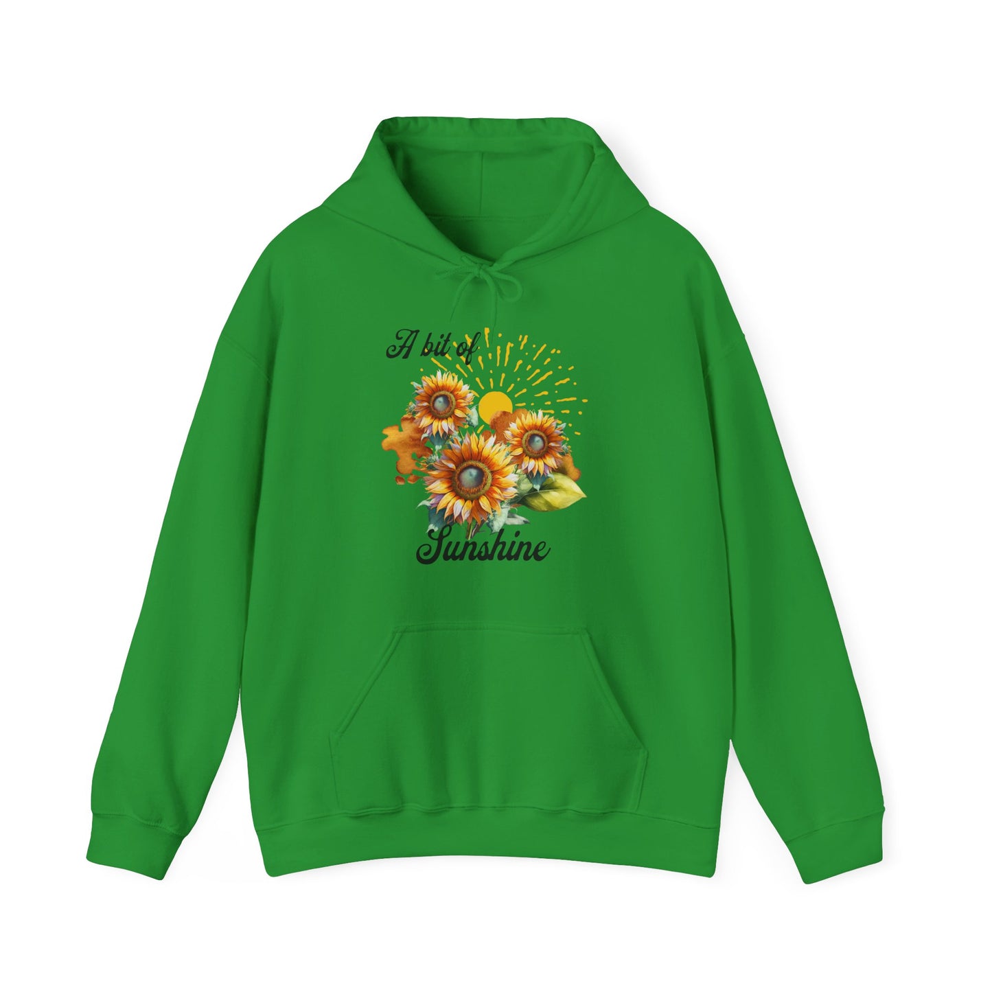 A Bit Of Sunshine hoodie with sunflowers, gift for her