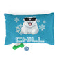 Chill with Polar Bear Pet Bed, Turquoise