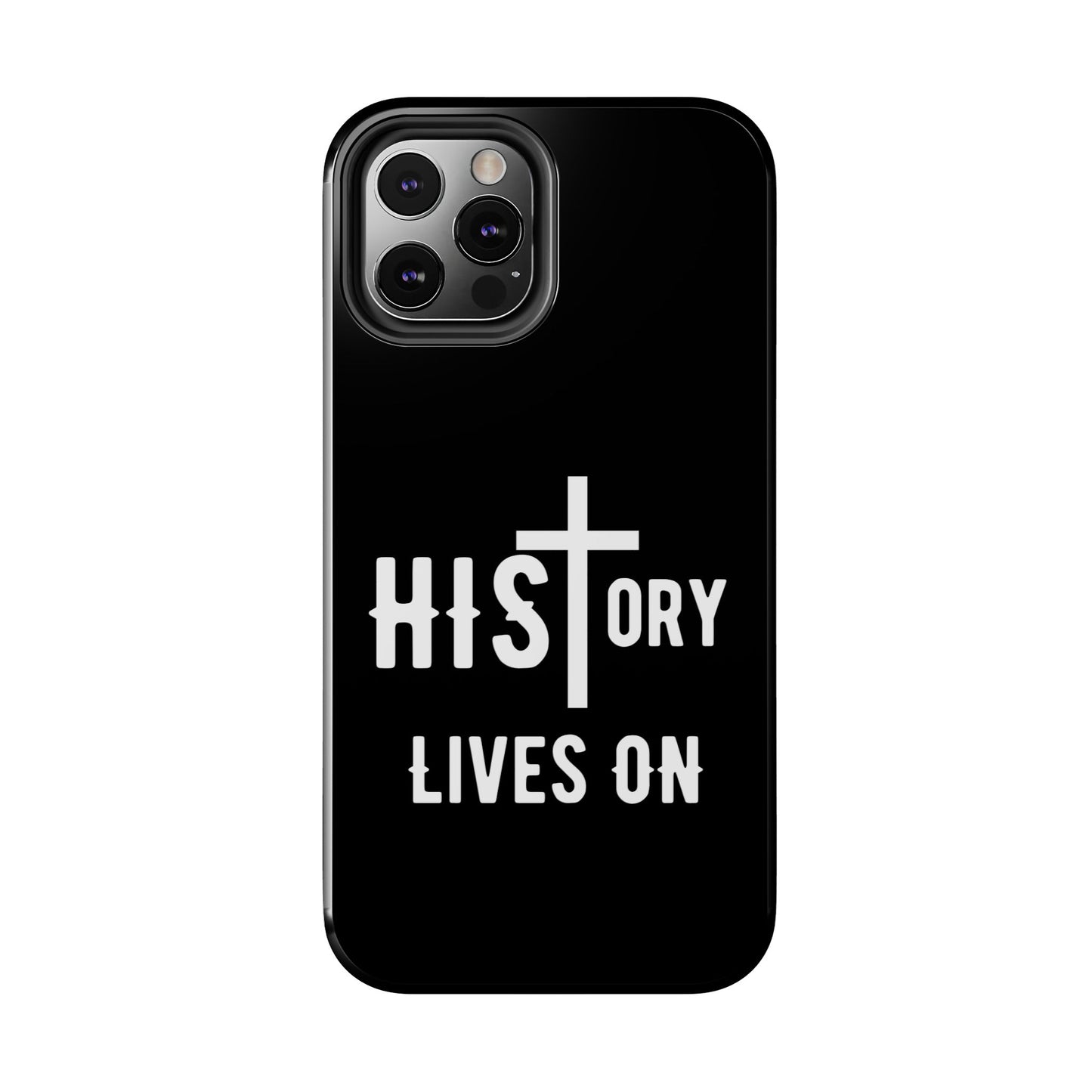 HIStory Lives On, Phone Cases - black & white