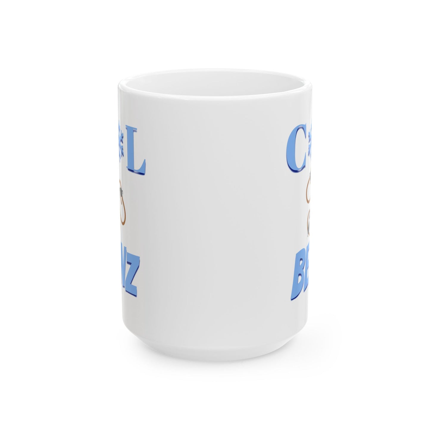 Cool Beanz coffee mug, fun, humorous gift, birthday - white