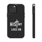 HIStory Lives On, Phone Cases - black & white