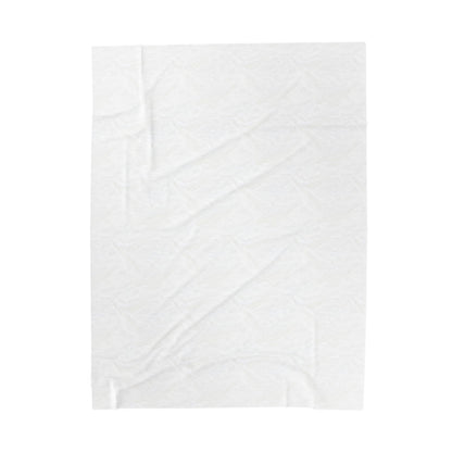 Polar Bear Velveteen Plush Blanket - Green