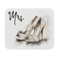 Mrs. (vintage) Mouse Pad (9"x8" Rectangle), shoes, anniversaries, reminder