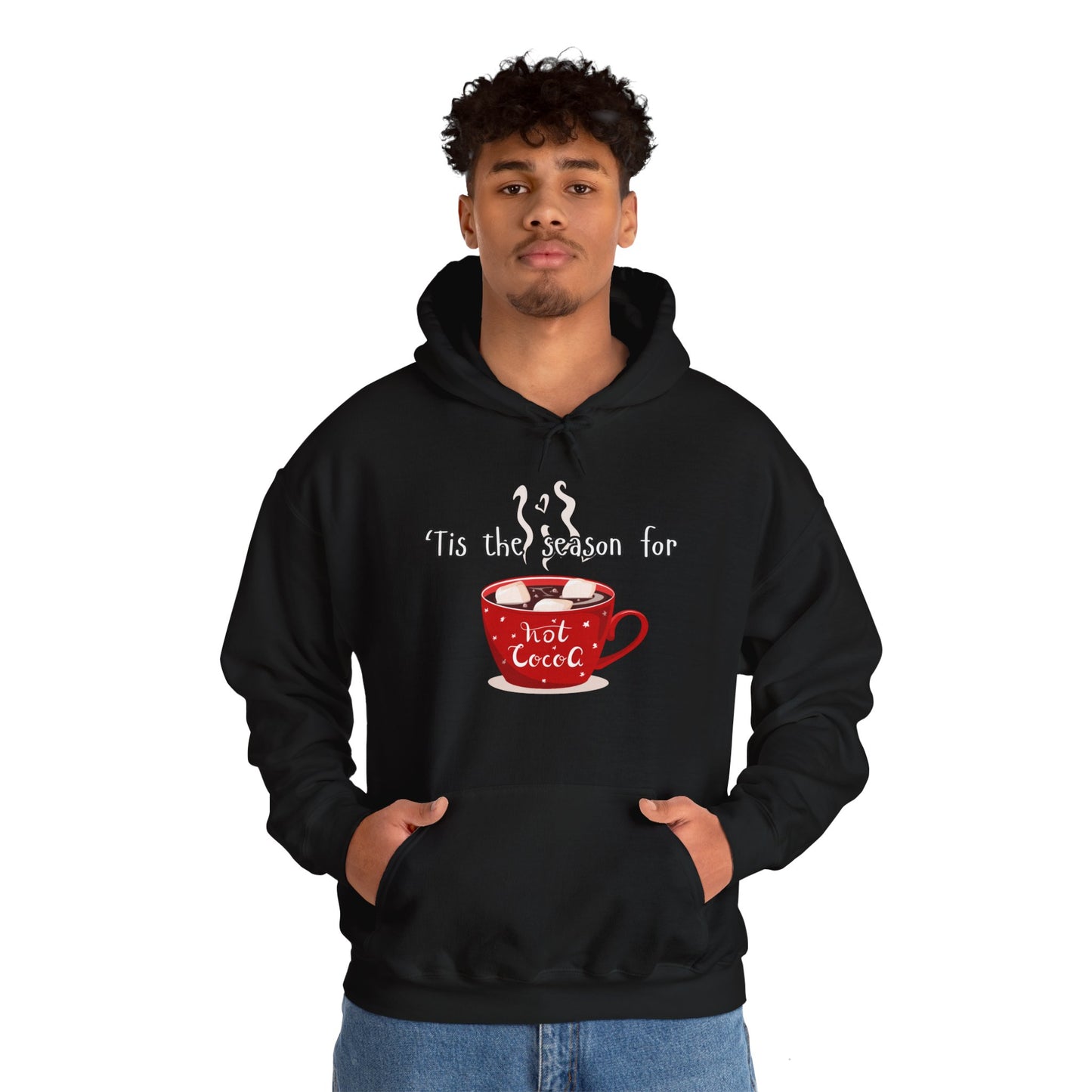 'Tis the Season for Hot Cocoa Unisex Heavy Blend™ Hooded Sweatshirt