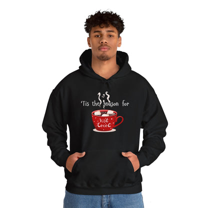 'Tis the Season for Hot Cocoa Unisex Heavy Blend™ Hooded Sweatshirt