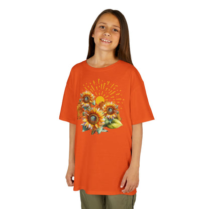 Sunflowers Kids Heavy Cotton™ Tee, spring, summer