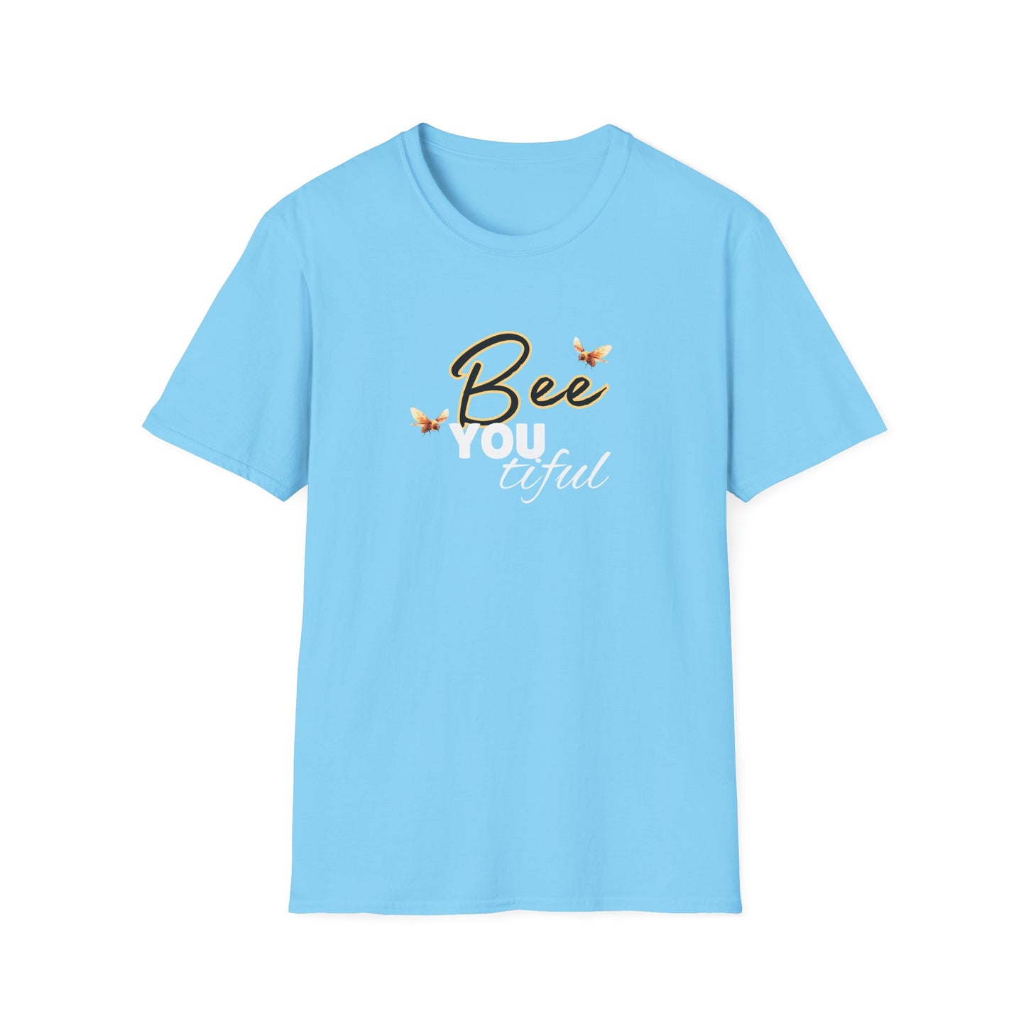 BeeYOUtiful Unisex Softstyle T-Shirt - Nature Inspired Graphic Tee - w