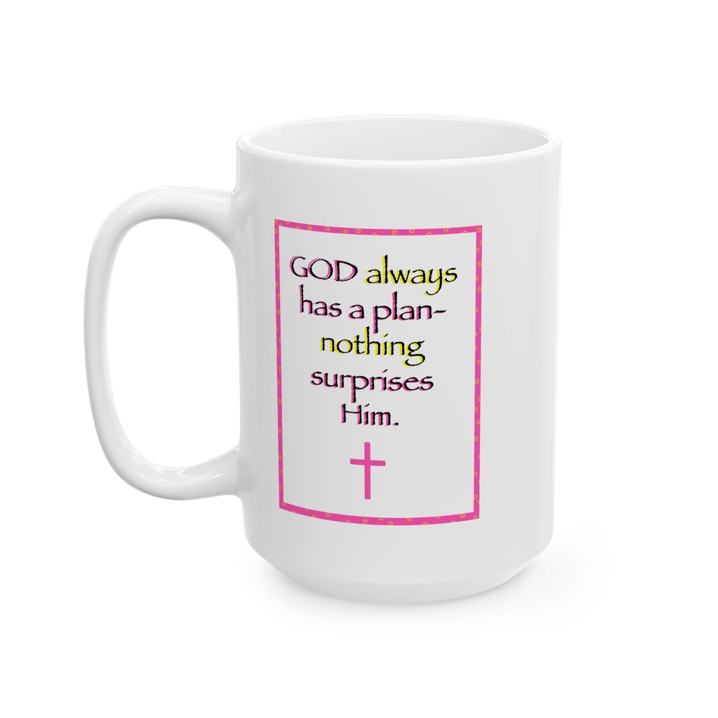 God Has a Plan Mug (pink), Faith gift, Encouragement gift, Birthday