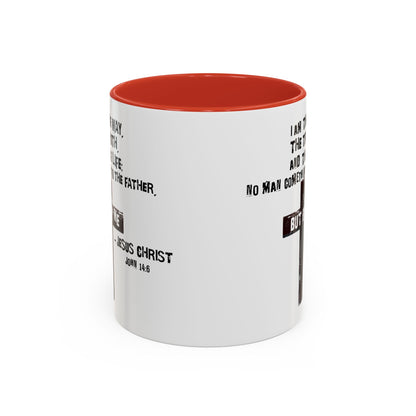 Jesus is The Way Accent Coffee Mug, 11oz, tea, hot chocolate