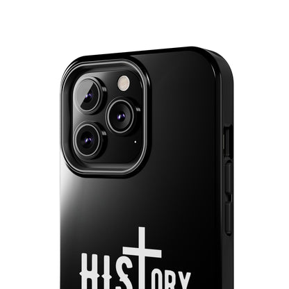 HIStory Lives On, Phone Cases - black & white