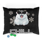 Chill with Polar Bear Pet Bed, Black