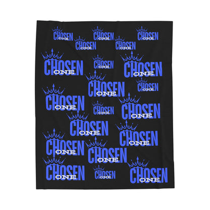 Chosen One - Crown - Velveteen Plush Blanket
