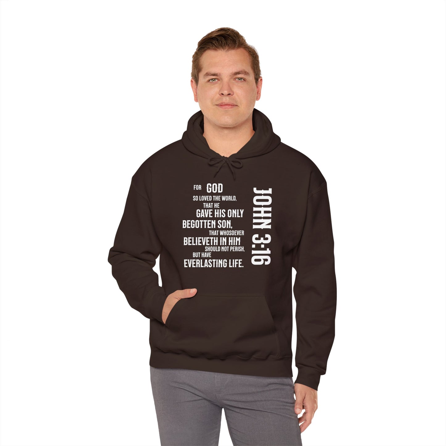 John 3:16 Unisex Heavy Blend™ Hooded Sweatshirt