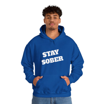 Stay Sober Hooded Sweatshirt, Christian gift, encouragement