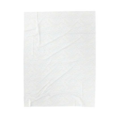 Polar Bear Velveteen Plush Blanket - Orange