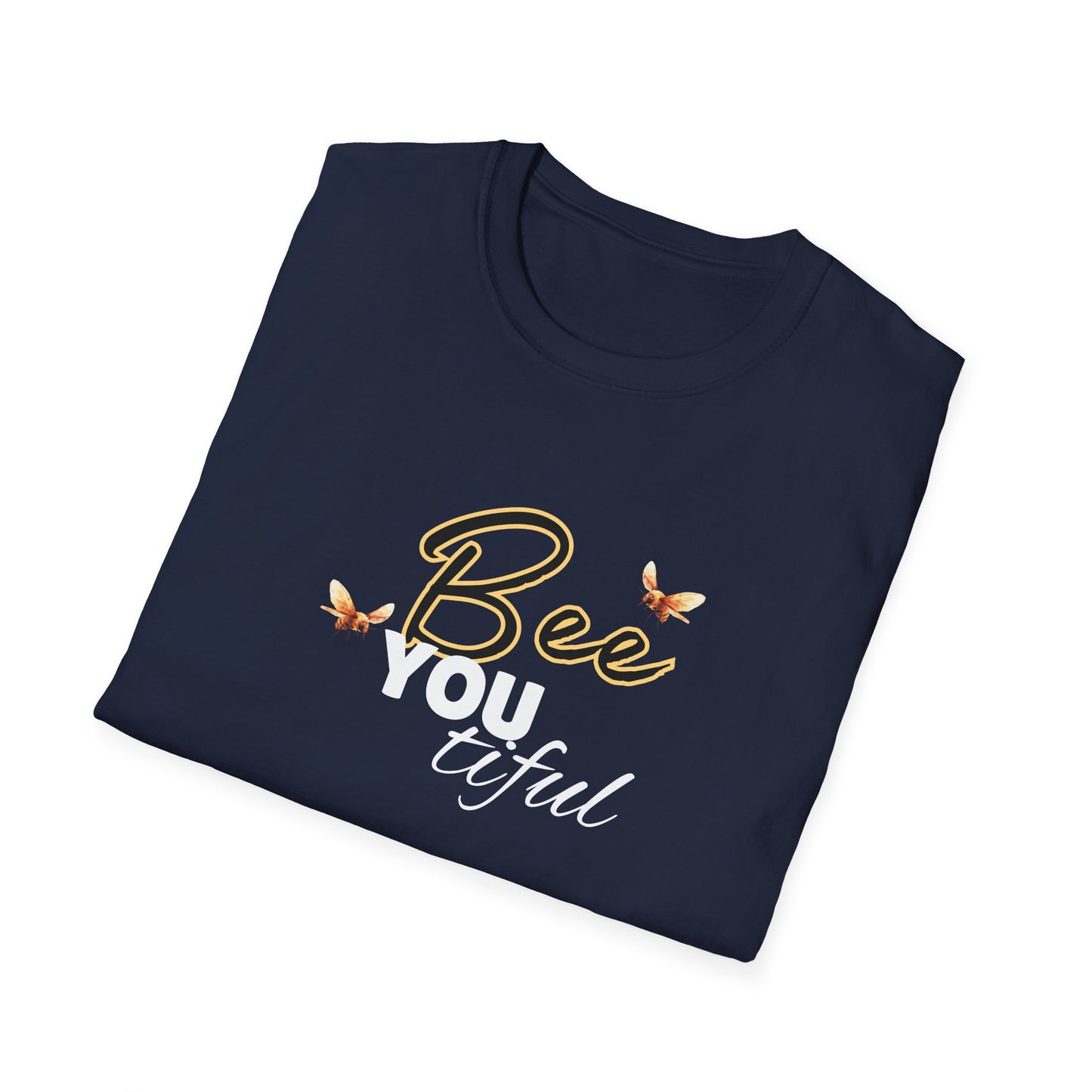 BeeYOUtiful Unisex Softstyle T-Shirt - Nature Inspired Graphic Tee - w