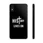 HIStory Lives On, Phone Cases - black & white