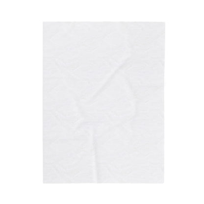 Polar Bear Velveteen Plush Blanket - Orange