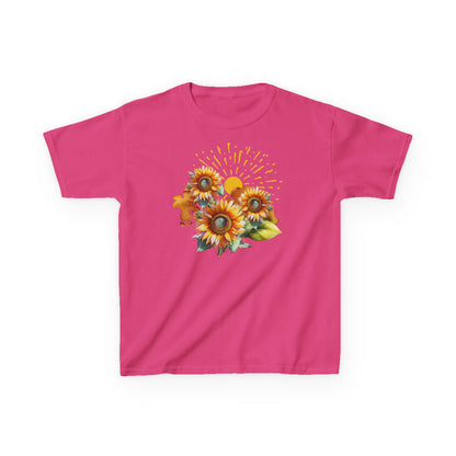 Sunflowers Kids Heavy Cotton™ Tee, spring, summer