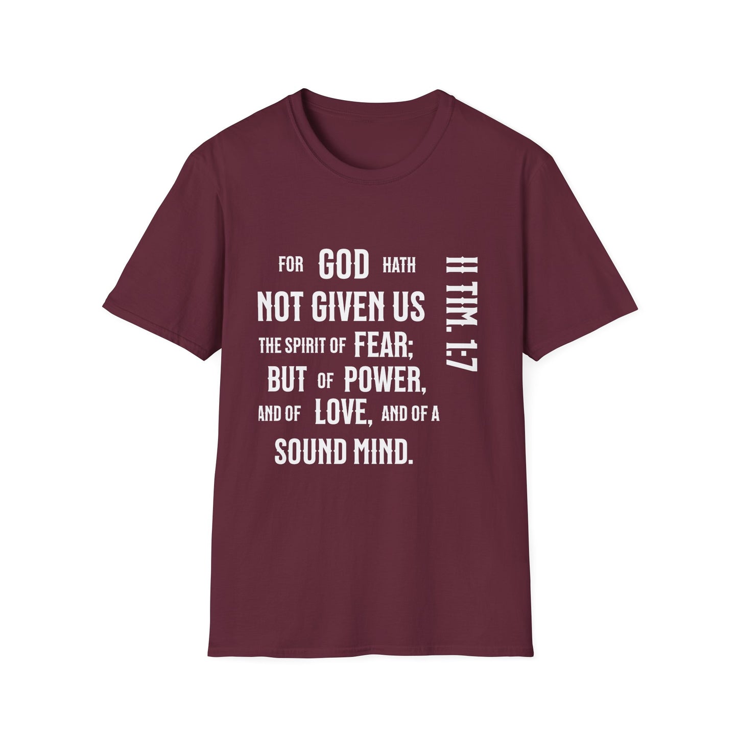 No Fear II Timothy 4:20, Unisex Softstyle T-Shirt - 2