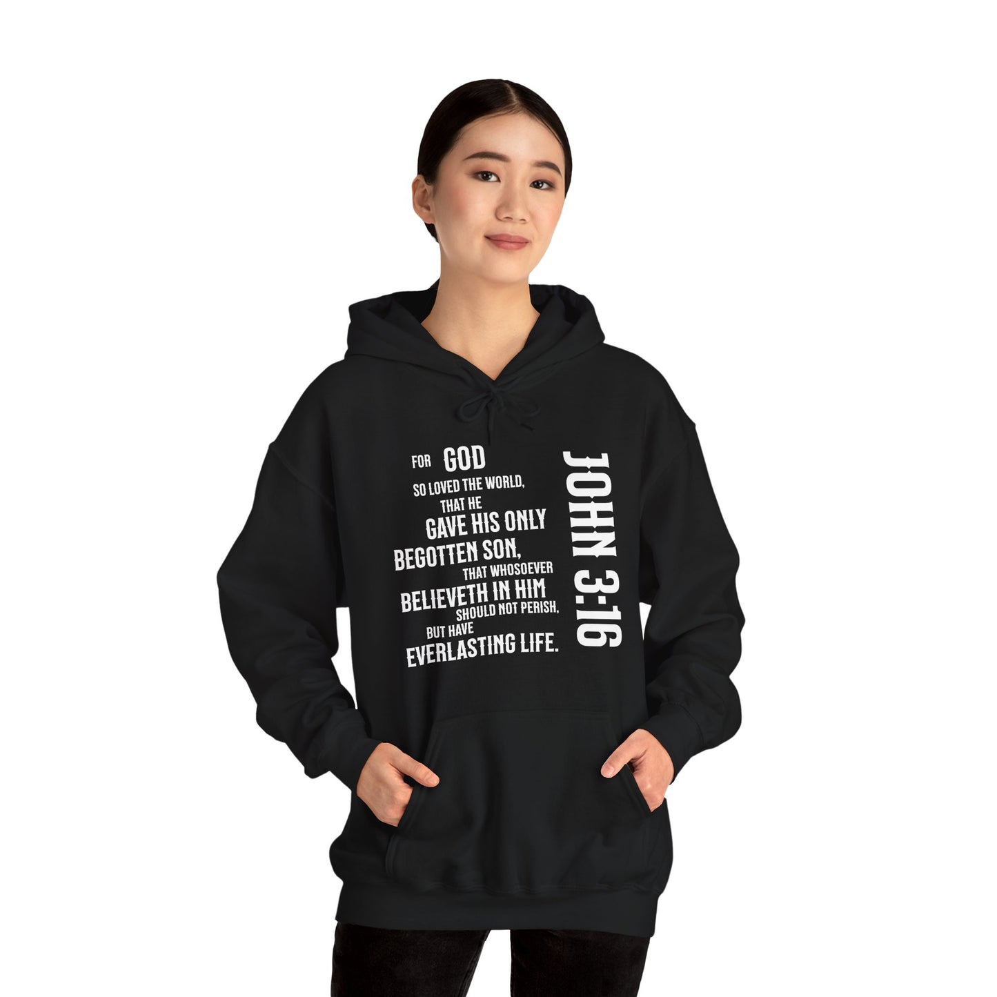 John 3:16 Unisex Heavy Blend™ Hooded Sweatshirt