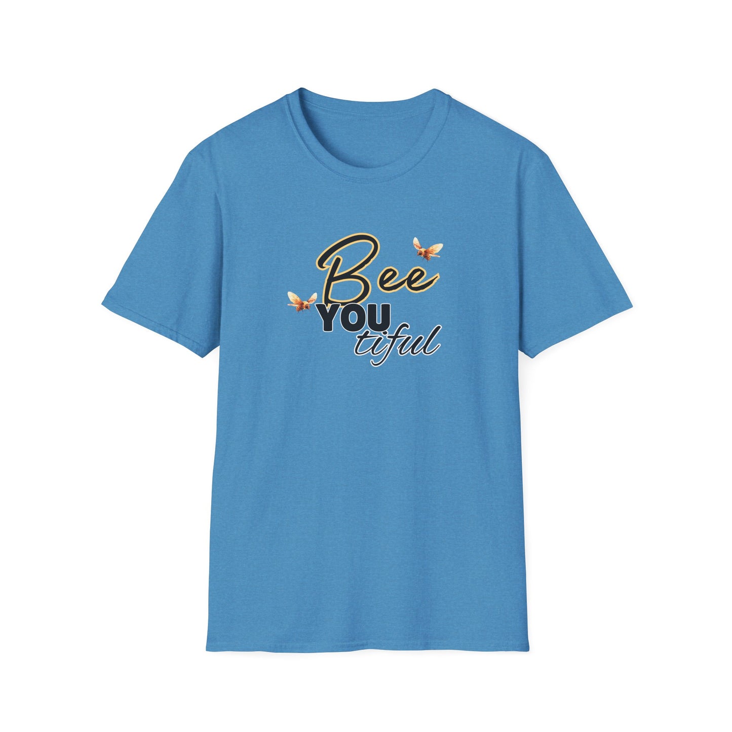 BeeYOUtiful Unisex Softstyle T-Shirt - Nature Inspired Graphic Tee