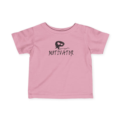 Motivator ninja - Infant Fine Jersey Tee, Gift for baby, Baby shower, Fun gift
