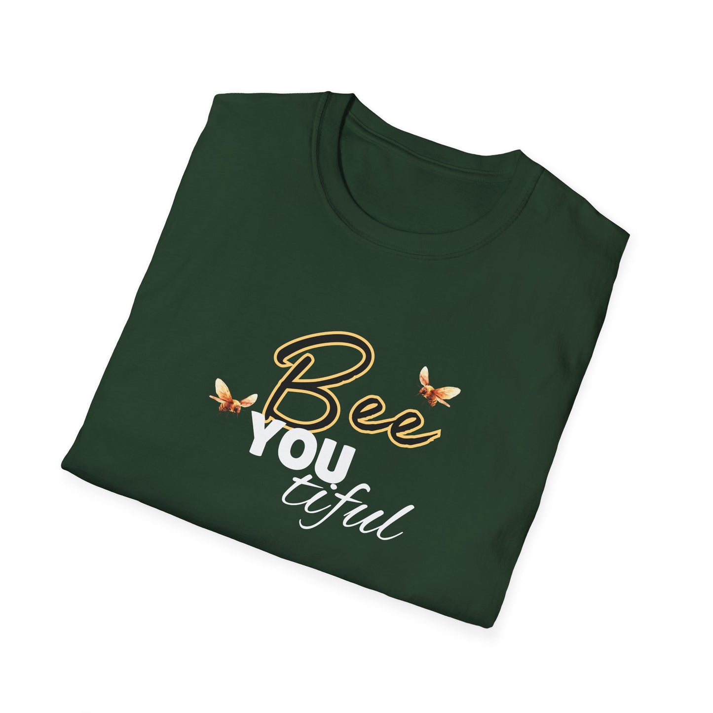 BeeYOUtiful Unisex Softstyle T-Shirt - Nature Inspired Graphic Tee - w