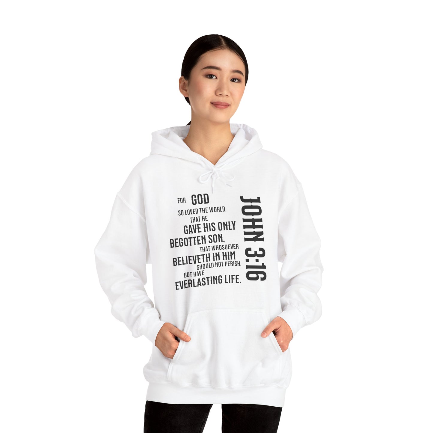 John 3:16 Unisex Heavy Blend™ Hooded Sweatshirt