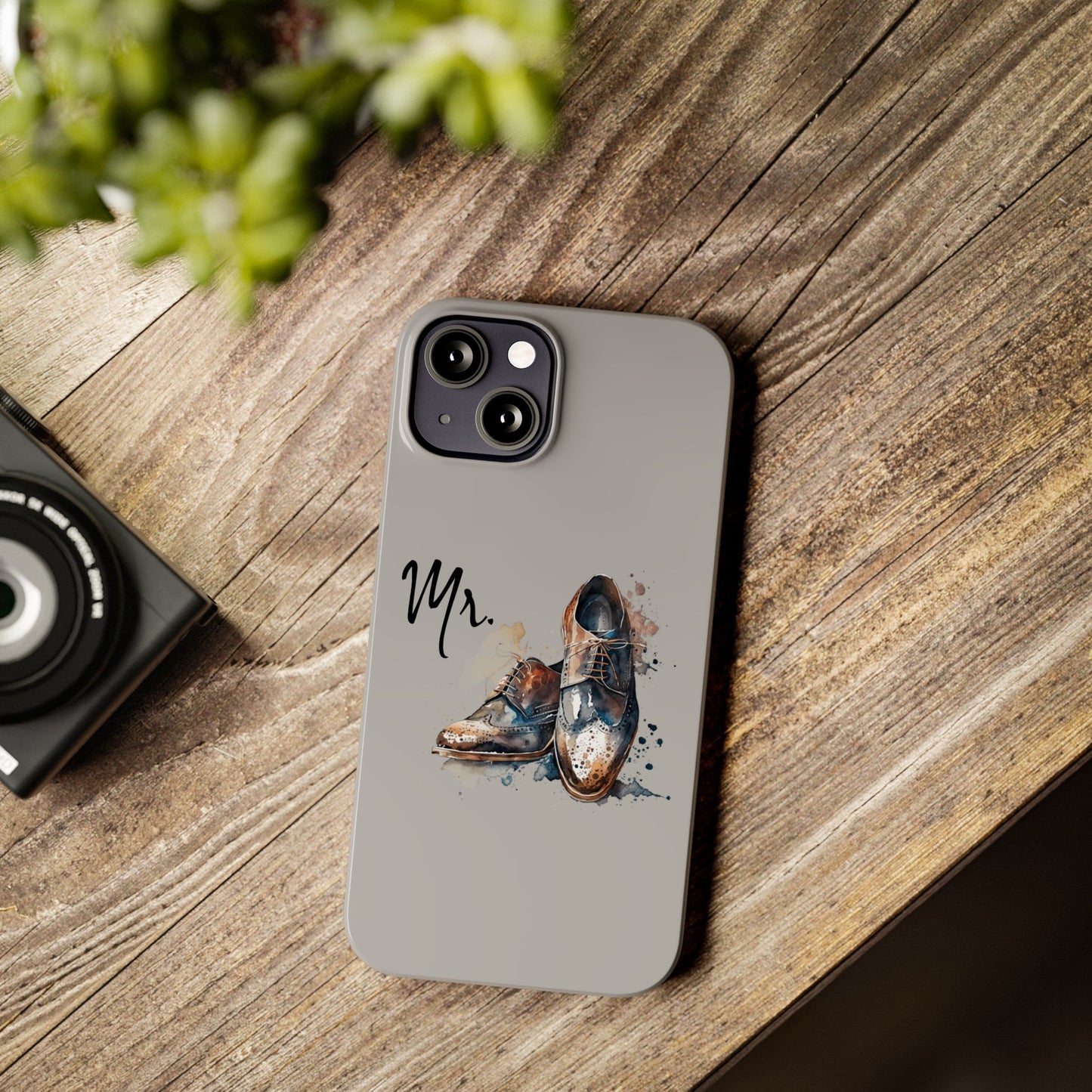 'Mr.' Slim iPhone Cases, vintage design, wedding, anniversary